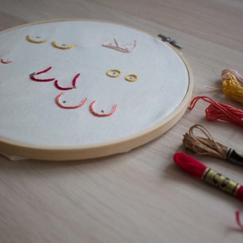 Pause Moderne -Box creative et gourmande Article blog -Broderie sein