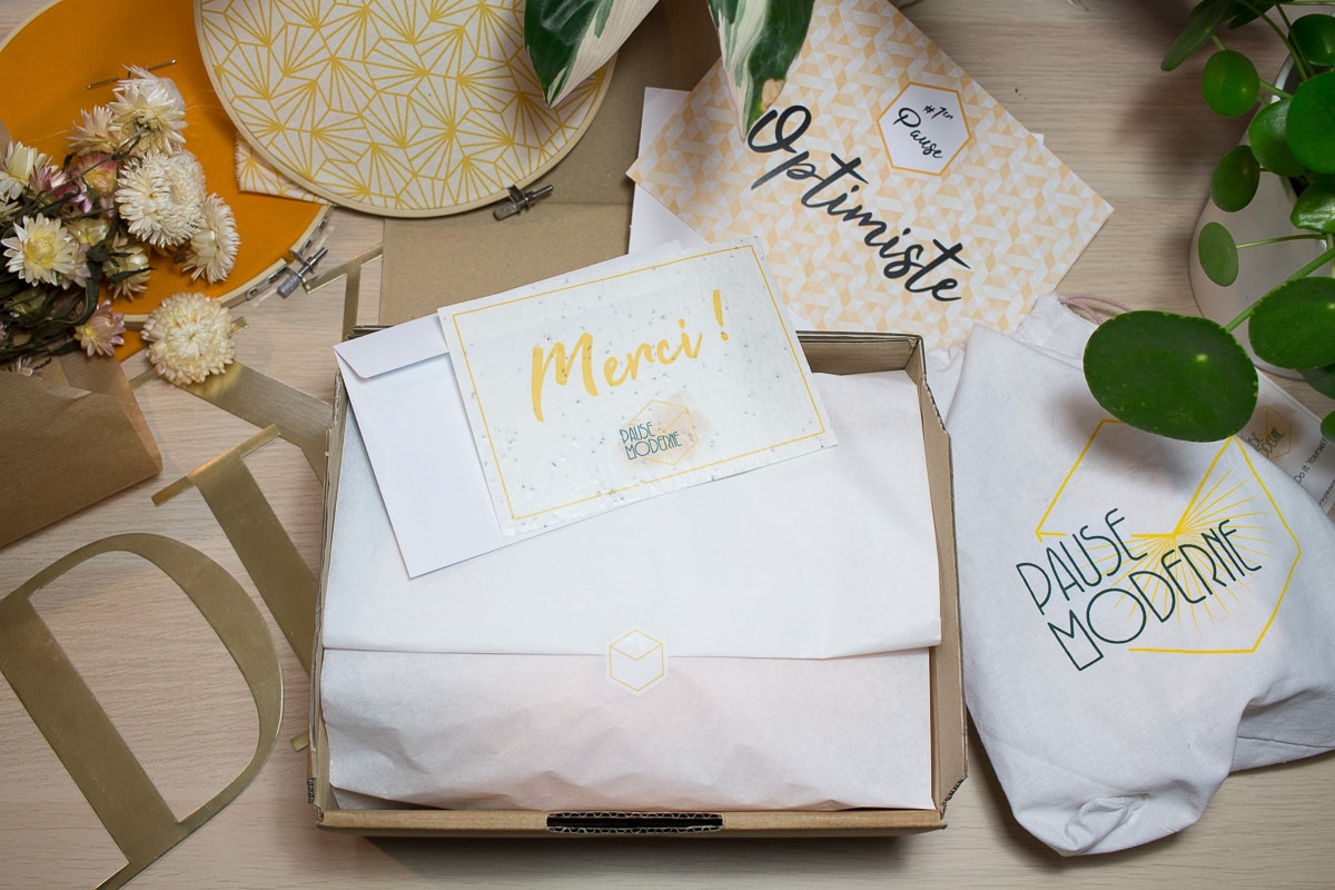 Pause Moderne - Box créative et gourmande Optimiste Création Bougie
