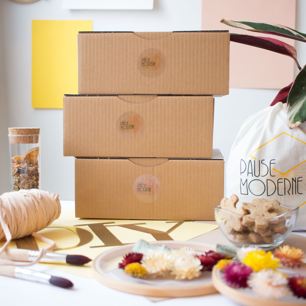 Pause moderne - abonnement box creative et gourmande