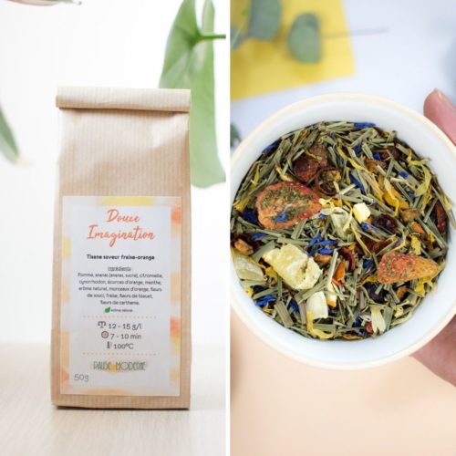 Tisane fraise & orange – Douce imagination