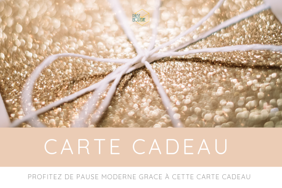 carte cadeau Pause Moderne