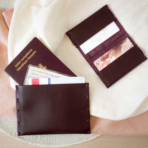 Kit DIY – Créer son duo de portes cartes en cuir