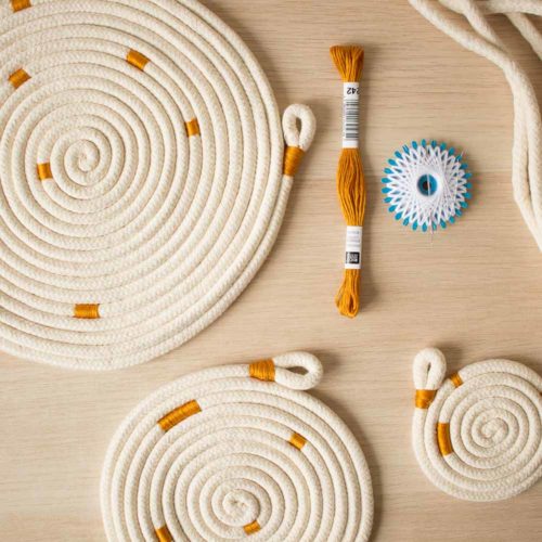 Kit DIY – Réaliser ses dessous de plat en corde