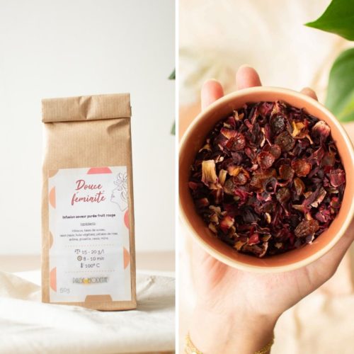 Infusion Purée fruit rouge – Douce féminité