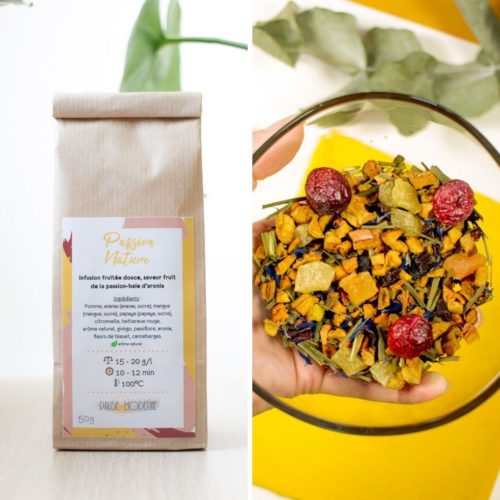 Infusion fruit de la passion & baie d’aronia – Passion Nature