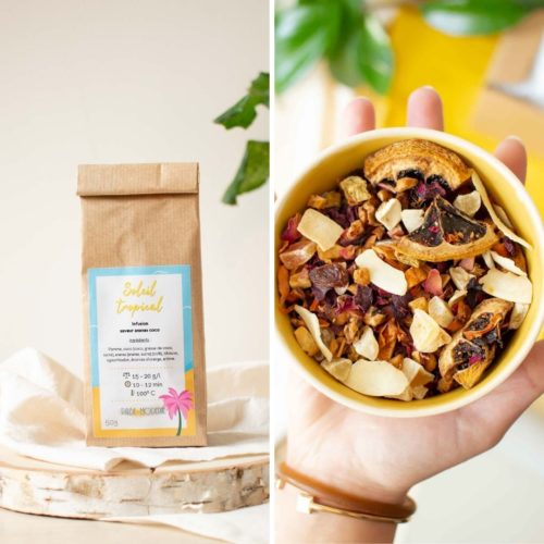 Infusion Ananas coco – Soleil tropical