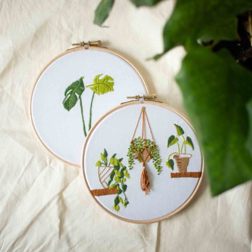 Kit DIY – Réaliser sa broderie plante
