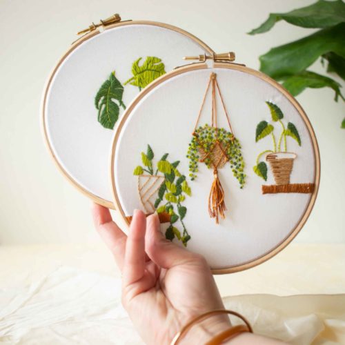 Kit DIY – Réaliser sa broderie plante