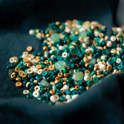 Mini kit Maryline – perles heishi et aventurine – 50g