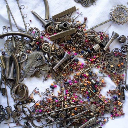 140g MIX Breloque pour bijoux – Bronze