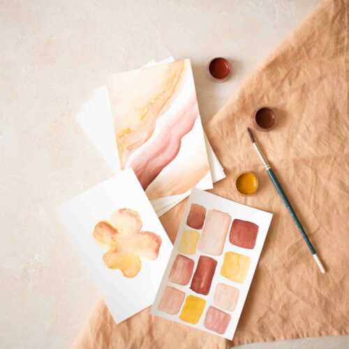 Kit diy fabriquer son aquarelle